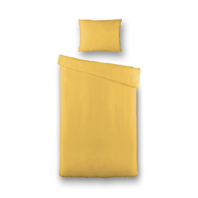 Fresh & Co oker yellow hotel set duvet covers - 140x220cm