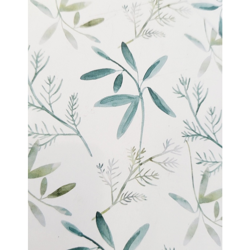 2-pack White duvet covers with leaves print - 140x220cm - Image 3