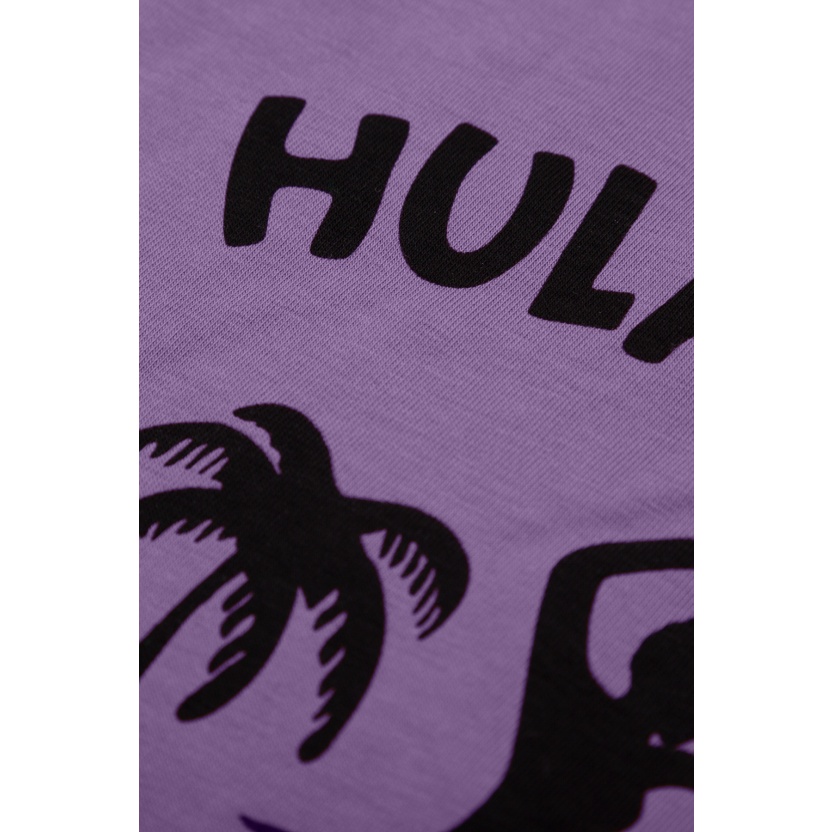 Purple washed French Disorder Hula Dance t-shirts for men - Image 4