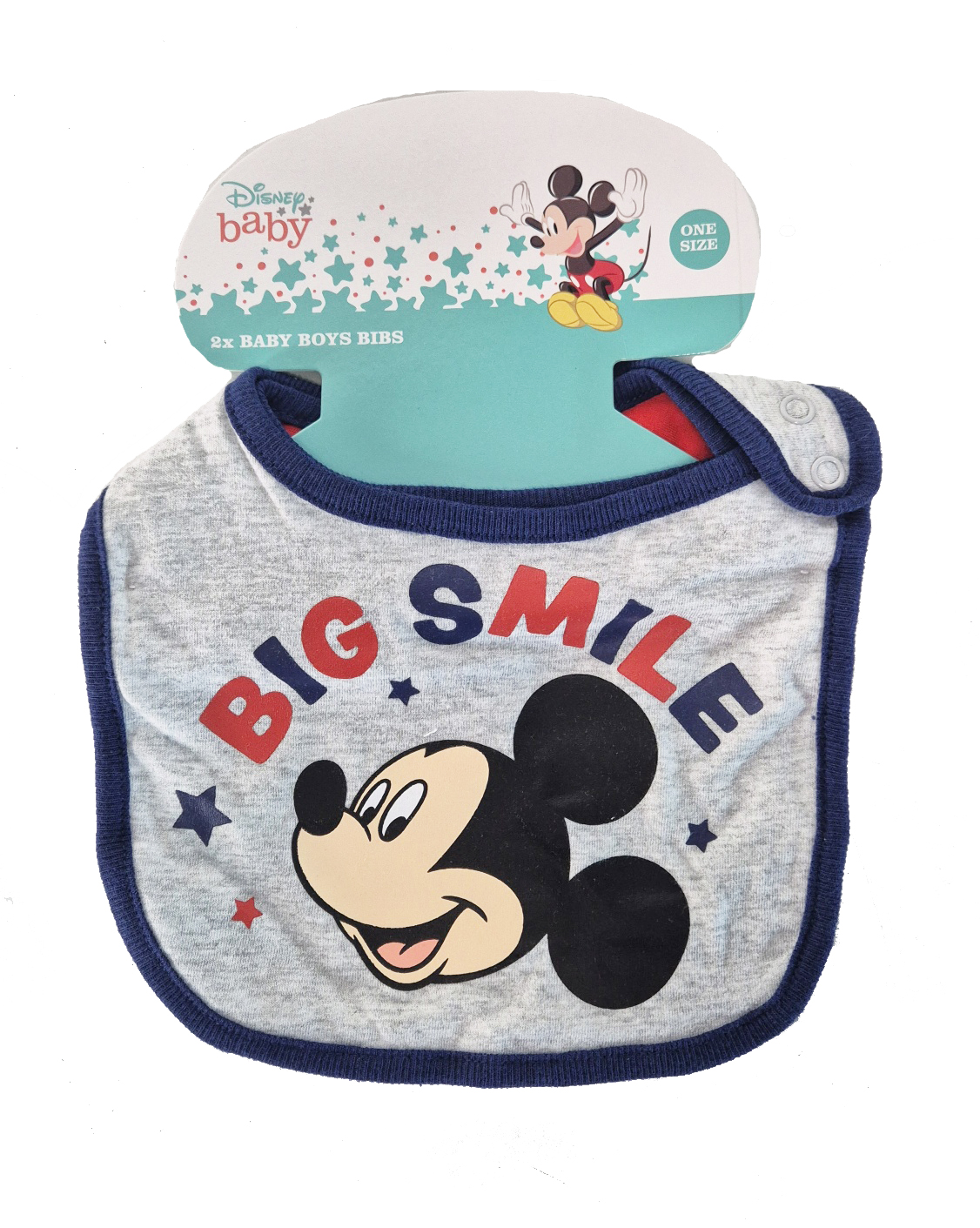 2packs Disney Mickey Mouse and Minnie Mouse bibs NHP International