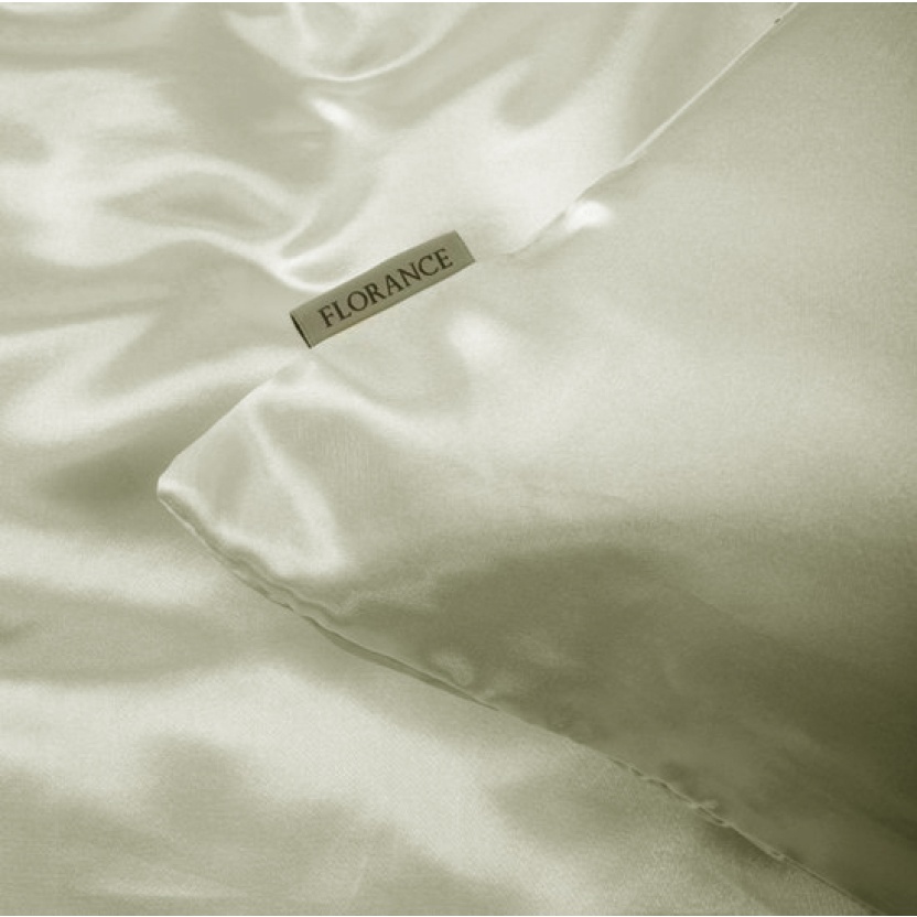 Florance cream satin duvet covers - 140x220cm - Image 2