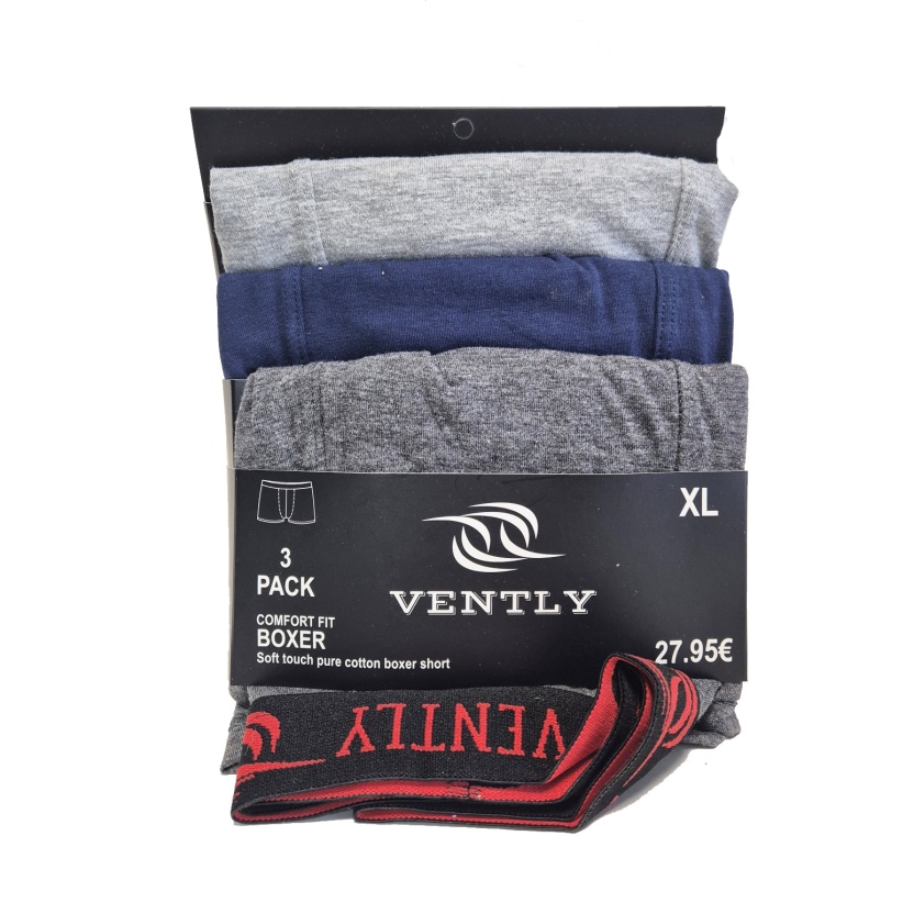 3-Packs various colours Vently men's boxershorts - Image 6