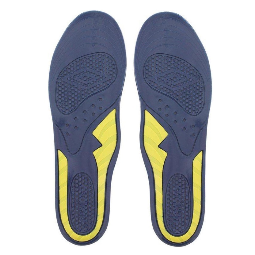 Blue/yellow Umbro gel inlay soles size 36/41